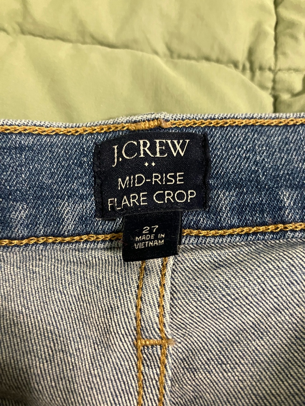 J.Crew Flare Crop Mid Rise Jeans - Picture 4 of 6